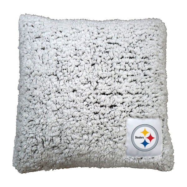 Logo Brands Pittsburgh Steelers Frosty Throw Pillow 625-812